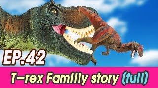 EN Full story Hungry Trex familly  bonus cut kids education collecta figure cocostoy [upl. by Tjon965]