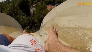 Caneva AquaPark TWIN PEAKS POV Onride [upl. by Naniac]