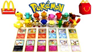 2016 McDONALDS POKEMON HAPPY MEAL TOYS TRADING CARDS GAME POKEMON GO TCG COMPLETE SET 12 COLLECTION [upl. by Masera526]