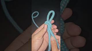 Easy and simple way to untied pulling and running end camping shorts knots [upl. by Neirual545]