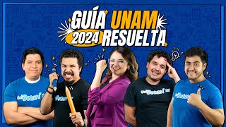 GUÍA UNAM 2024 ÁREA 3 Todos los reactivos resueltos del Examen simulador [upl. by Ailey203]