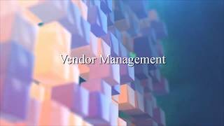 Vendor Management [upl. by Einavoj]