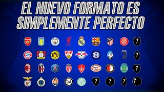 Así funciona el nuevo formato de la quotChampions league 2425quot champions formato nuevo sorteo [upl. by Muna702]