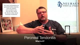 Dr Toy Talks About Peroneal Tendon Injuries [upl. by Ellesig]