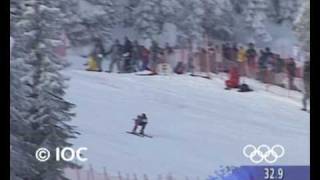 Alpine Skiing  Mens Downhill  Lillehammer 1994 Winter Olympic Games [upl. by Ardin]