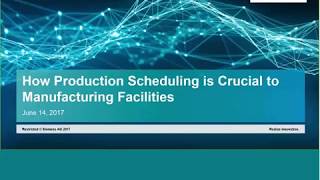 How Production Scheduling is Crucial to Manufacturing Facilities [upl. by Postman]