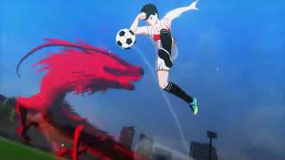 CAPTAIN TSUBASA SEVILLA FC SKILLS ¡SÚKER SKILLS CON LA CAMISETA DEL SEVILLA ¡MEGA ESTRELLA [upl. by Sholom529]