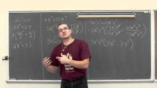 Factoring Monomials from a Polynomial [upl. by Irab]