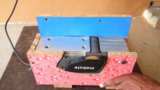 Benchtop Jointer For Electric Wood Hand Planer making simple and easy homemade [upl. by Hy]