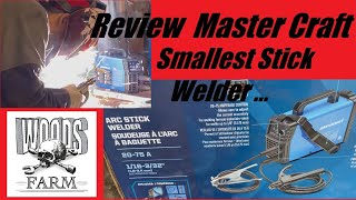 Review Mastercraft Extreme 80 120v Inverter Arc 75 Stick Welder [upl. by Aisak]