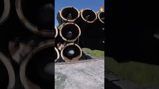 BM30 Smerch rocket Launcher setup military defence army russiaukrainewar [upl. by Pansie]