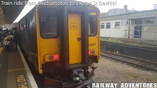 RAEp17  Train ride from Okehampton to Exeter St Davids  20122021 [upl. by Outhe]