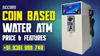 Coin Based Water ATM Price  Water Vending Machine Specifications in Telugu [upl. by Gertruda]