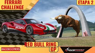 Ferrari Challenge  REDBULL RING   Etapa 2 live onboard [upl. by Lorens]