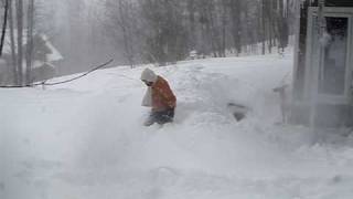 Garrett County Snow Blizard Western Maryland 2010 [upl. by Annuhsal]