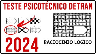 TESTE PSICOTÉCNICO DETRAN 2024 [upl. by Anma66]