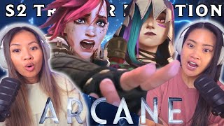 WE ARE HYPED Reacting to ARCANE SEASON 2  Official Trailer 2024 Netflix  Reaction amp Review [upl. by Urbanna]