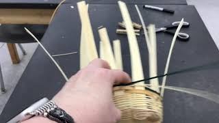 Basket Weaving No 6 Spiral Twining [upl. by Anaiuq]