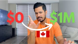 HOW TO INVEST A 65000 SALARY TO BECOME A MILLIONAIRE IN CANADA 🇨🇦   Piyush Canada [upl. by Ahsitneuq]