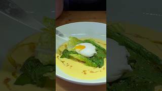 Œuf poché facile à faire avec une cuisson parfaite  food cuisine astuce recette egg [upl. by Anoyk]