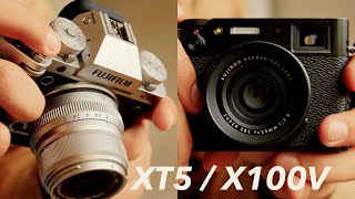 X100V Vs XT5 Comparison [upl. by Britta]