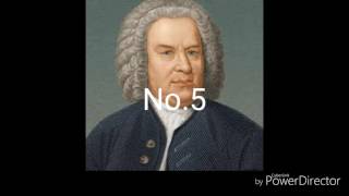 Top 10 Johann Sebastian Bach Music [upl. by Ricardama]