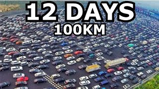 The Worlds Longest Traffic Jam Explained [upl. by Nonnahc]