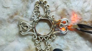 How to Make a SILVER Ring  Handmade Jewelry Making at Home [upl. by Meyers]