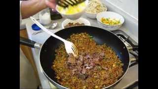 HOW TO MAKE BEEF FRIED RICE  Authentic Chinese Style  Quick amp Easy Recipe [upl. by Eiramik]