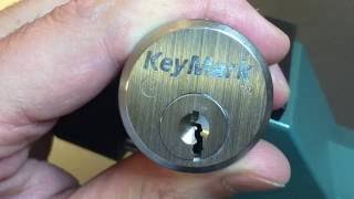 288 Medeco KeyMark Mortise Cylinder Picked and Gutted [upl. by Etty]