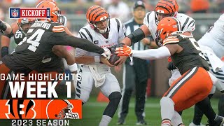 Cincinatti Bengals vs Cleveland Browns  2023 Week 1 Game Highlights [upl. by Todd]