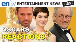 Oscars 2013 Nominations Ben Affleck Was Robbed Anne Hathaway and Spielberg Go Nuts [upl. by Fisa610]