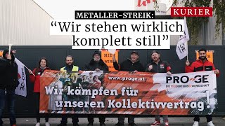 MetallerStreik So streiken die Betriebe [upl. by Esnahc]