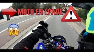 MOTO EN ÉPAVE FIN DE LA XTX660 [upl. by Lavona8]