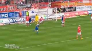 150912 Hallescher FC  22  SV Darmstadt 98 [upl. by Acirtal471]