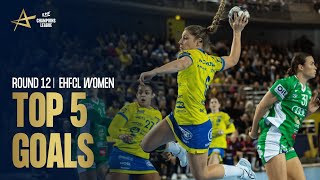 VALENTINI WINS in the LAST SECOND  TOP 5 GOALS  Round 12  EHF Champions League Women 202223 [upl. by Keslie999]