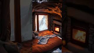 How would you feel waking up to this breathtaking view in a cozy cave cabin relaxing sleeping [upl. by Aneerol]