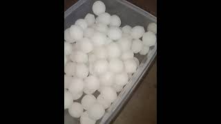 SLOMO of Naphthalene Balls⚪😍✨❤asmrmothballssatisfyingnapthaleneviral [upl. by Thad]