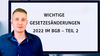 Neuer Sachmangelbegriff nach § 434 BGB neues Kaufrecht 2022 – Gesetzesänderungen 2022 im BGB [upl. by Lexa]