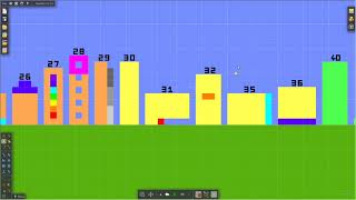 Numberblocks 11000 in algodooNumberblocks algodoophysics [upl. by Wendelin]