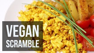 Vegan Scramble  Easy PlantBased Breakfast Recipe by Forkly [upl. by Farrish]