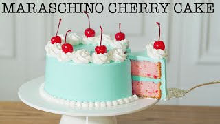 빨간체리 마라스키노 버터크림 체리 케이크 Maraschino Cherry Cake [upl. by Obadias]