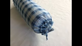 DIY Bolster Pillow  Bolster Cover Part 12  Bolster cushion  Tutorial [upl. by Rolfe]