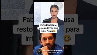 🚨Marçal usa o resto do tempo para irritar nunes😂😂  pablomarçal pablomarcall [upl. by Emylee]