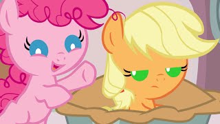 Pinkies First Pie Pony Baby Comic [upl. by Phelan]