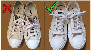 Come pulire e sbiancare le tue Converse  Vans  TIPS Scarpe Pulite [upl. by Giovanni835]