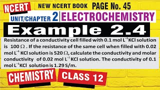 example 24 chemistry class 12  example 24 chemistry class 12 electrochemistry  example 24 [upl. by Eigger]