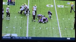 Brees getting sacked and wanting to fight [upl. by Carilla21]