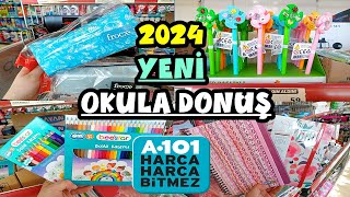 A101 YENİ OKUL EŞYALARI GELDİ 2024🎉DEFTER KALEMLİK ÇANTA KALEM🎀ERKEN ÇEKİM A101 OKUL ALIŞVERİŞİ [upl. by Nyleuqcaj]