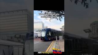 The trackless Tram in Putrajaya Malaysia Automated rapid transit trendingshorts ACHI’S WORLD [upl. by Pryor]